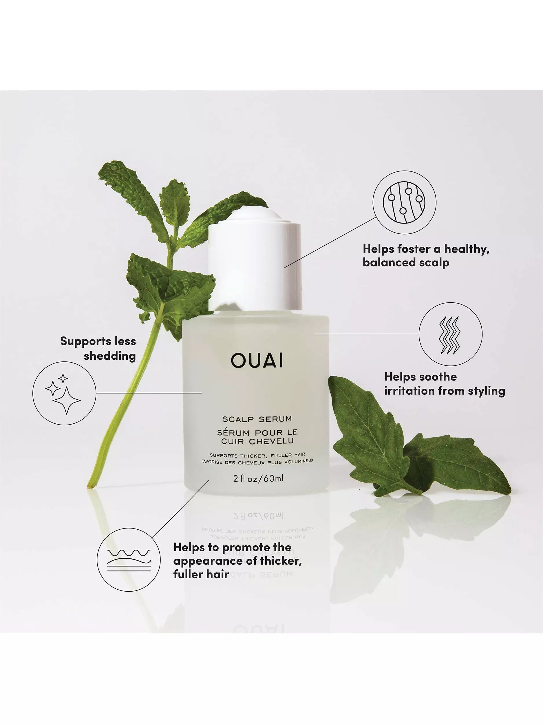 OUAI scalp serum 60ml, imported from the UK