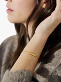Rachel Jackson Art Deco Mama bracelet gold plated, imported from the UK