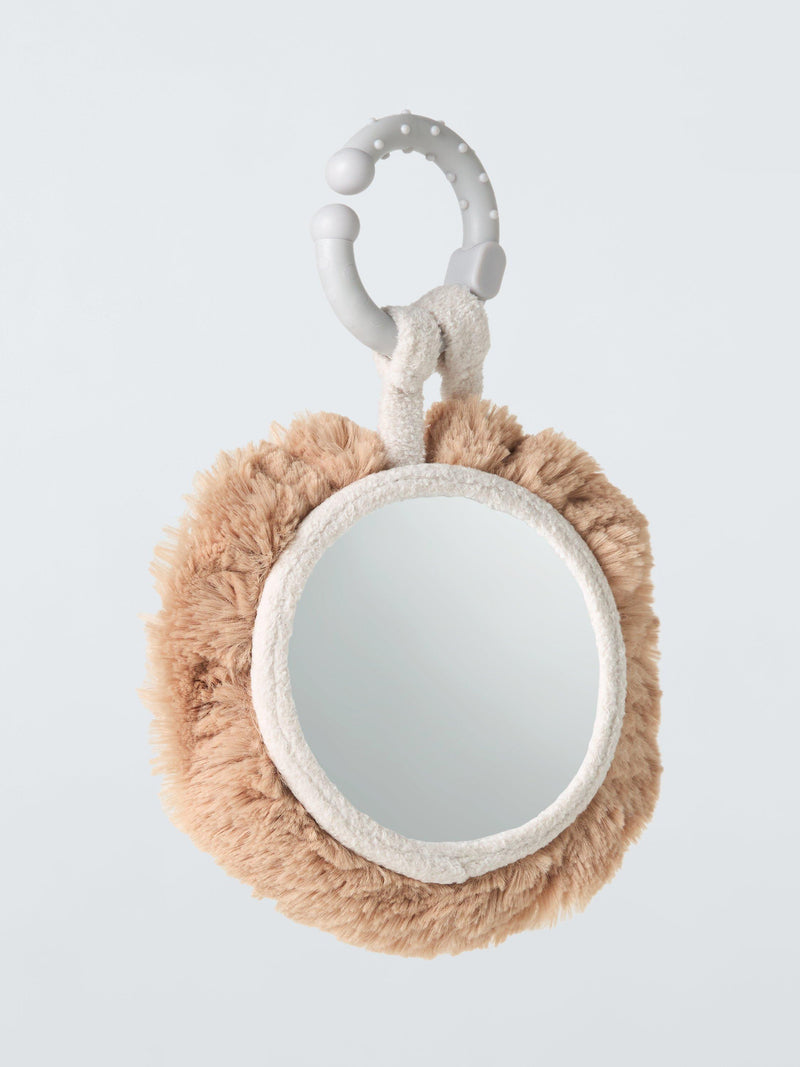 John Lewis lion mirror pram toy, imported from the UK