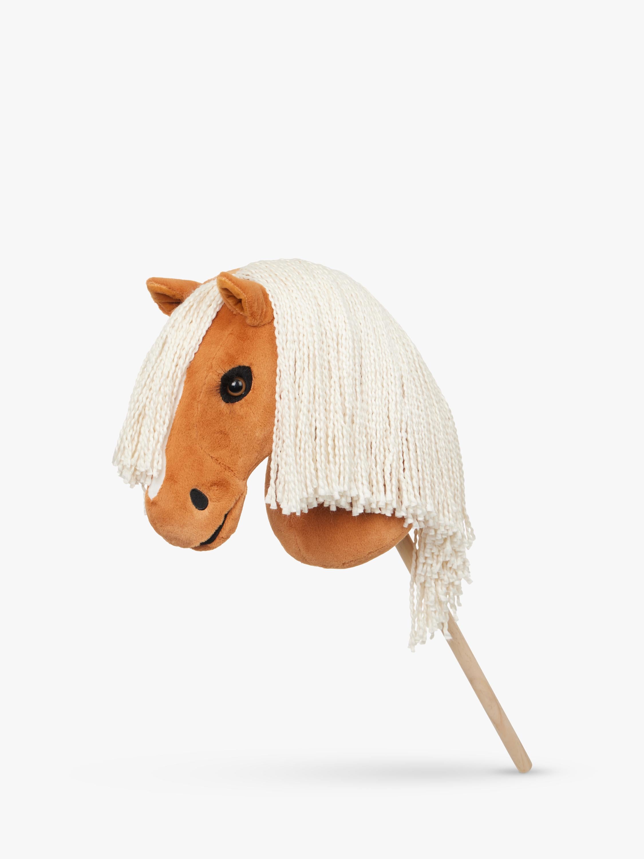 Golden Haflinger Hobby Horse with Flaxen Plaitable Mane