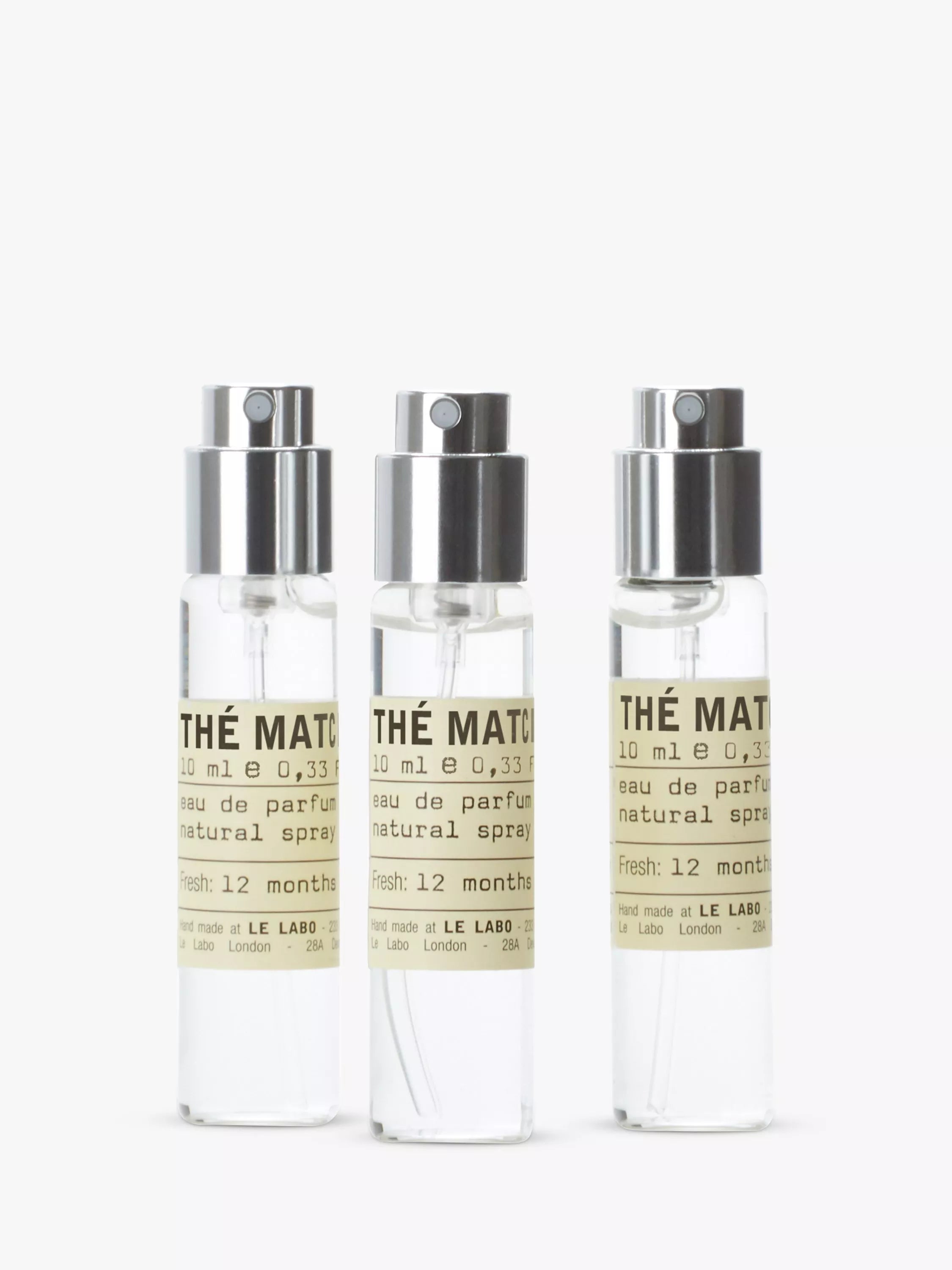 Le Labo Thé Matcha 26 Eau de Parfum Travel Refill Set, 3 x 10ml, UK version