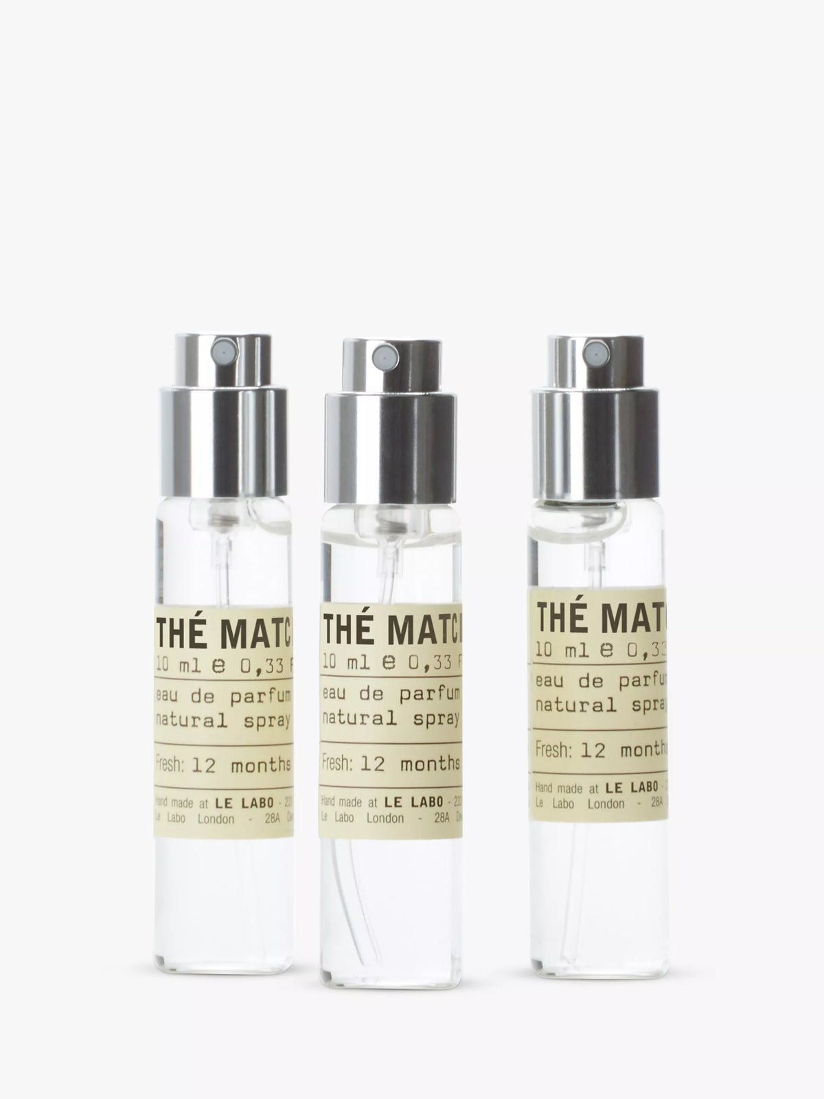 Le Labo Thé Matcha 26 Eau de Parfum Travel Refill Set, 3 x 10ml, UK version
