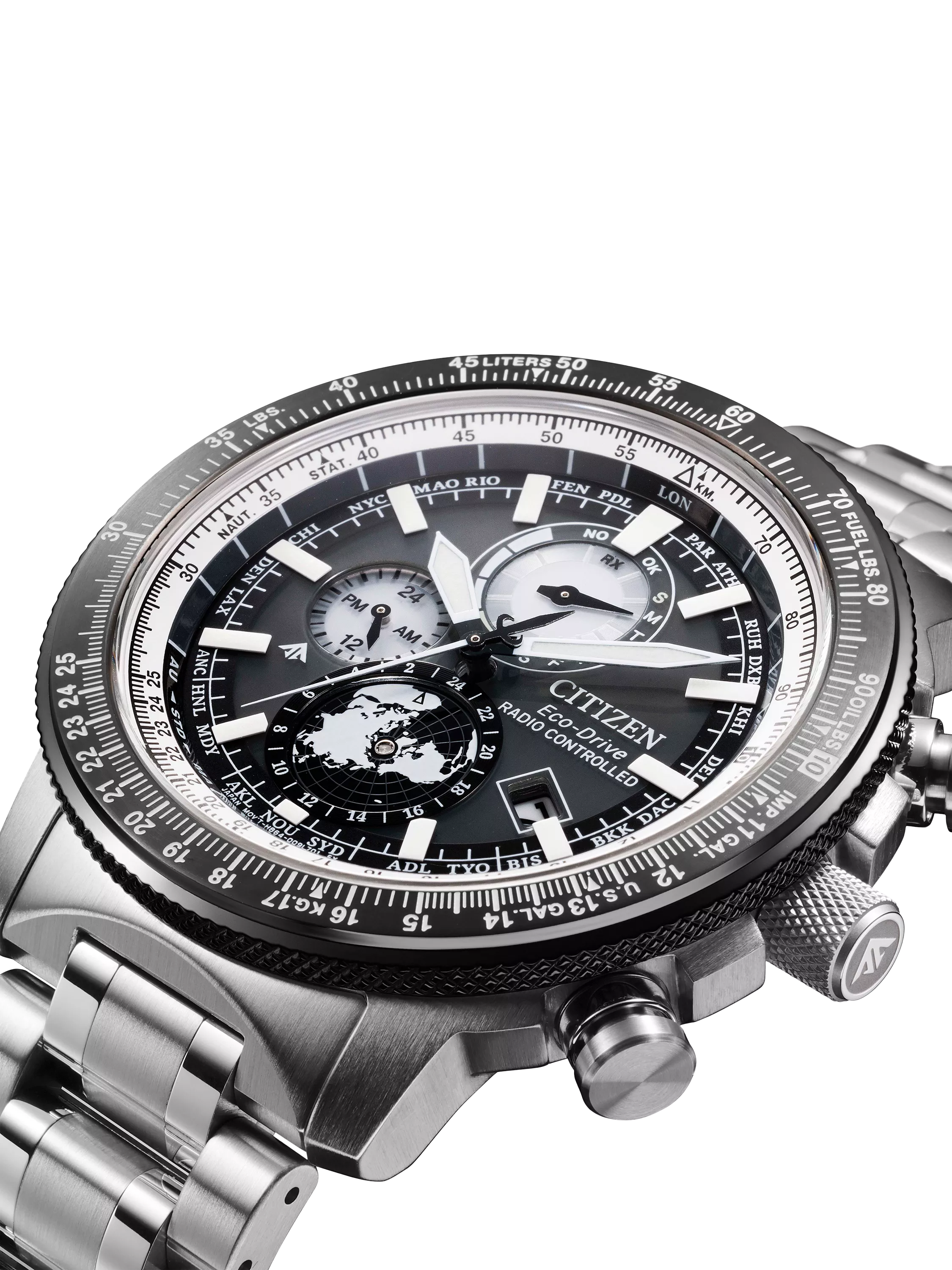 Citizen Pro Master Chronograph Eco-Drive watch 46mm, UK version