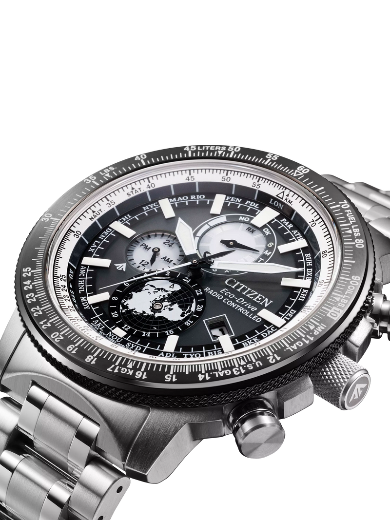 Citizen Pro Master Chronograph Eco-Drive watch 46mm, UK version