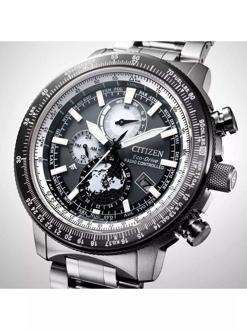 Citizen Pro Master Chronograph Eco-Drive watch 46mm, UK version