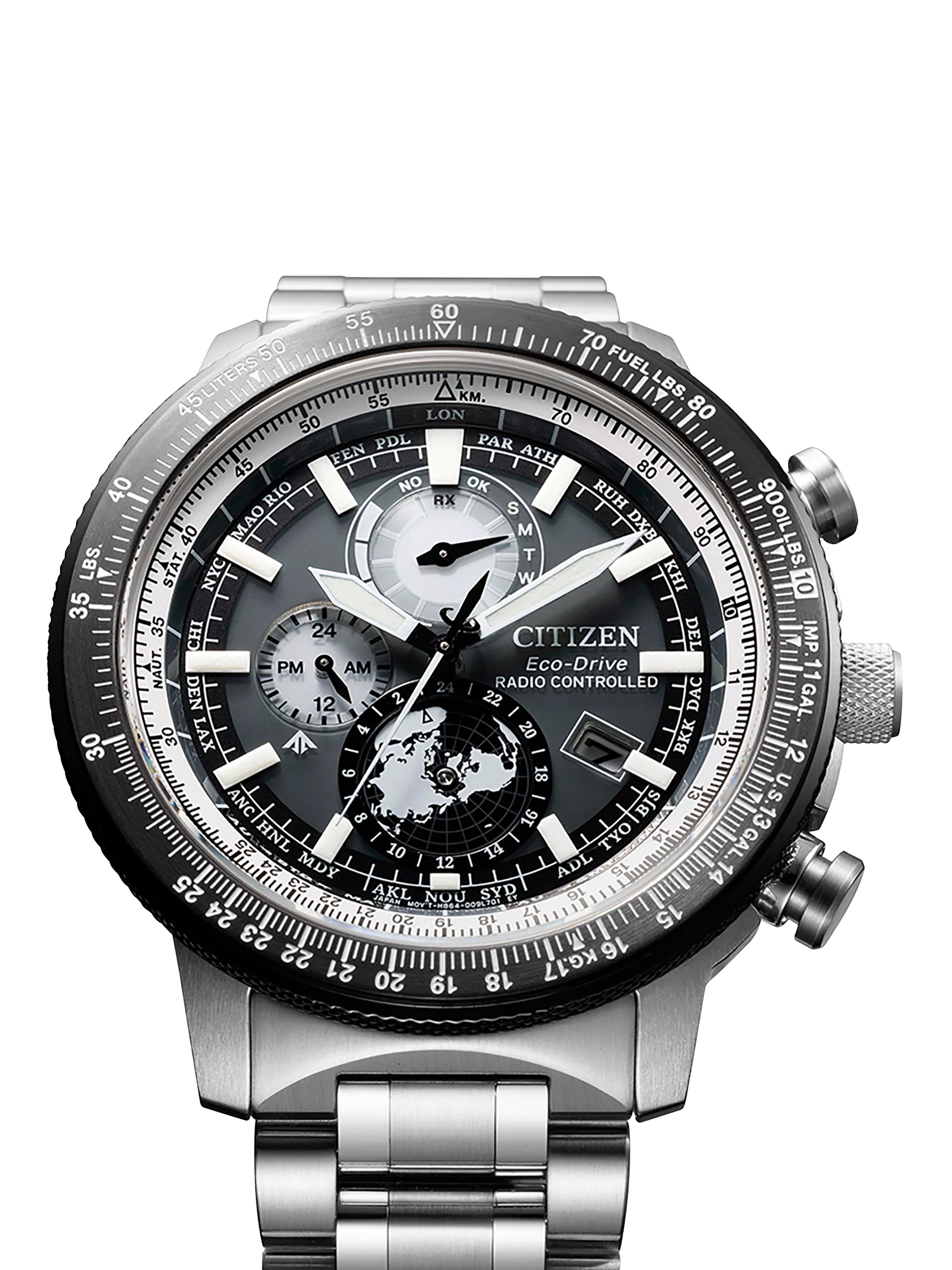 Citizen Pro Master Chronograph Eco-Drive watch 46mm, UK version