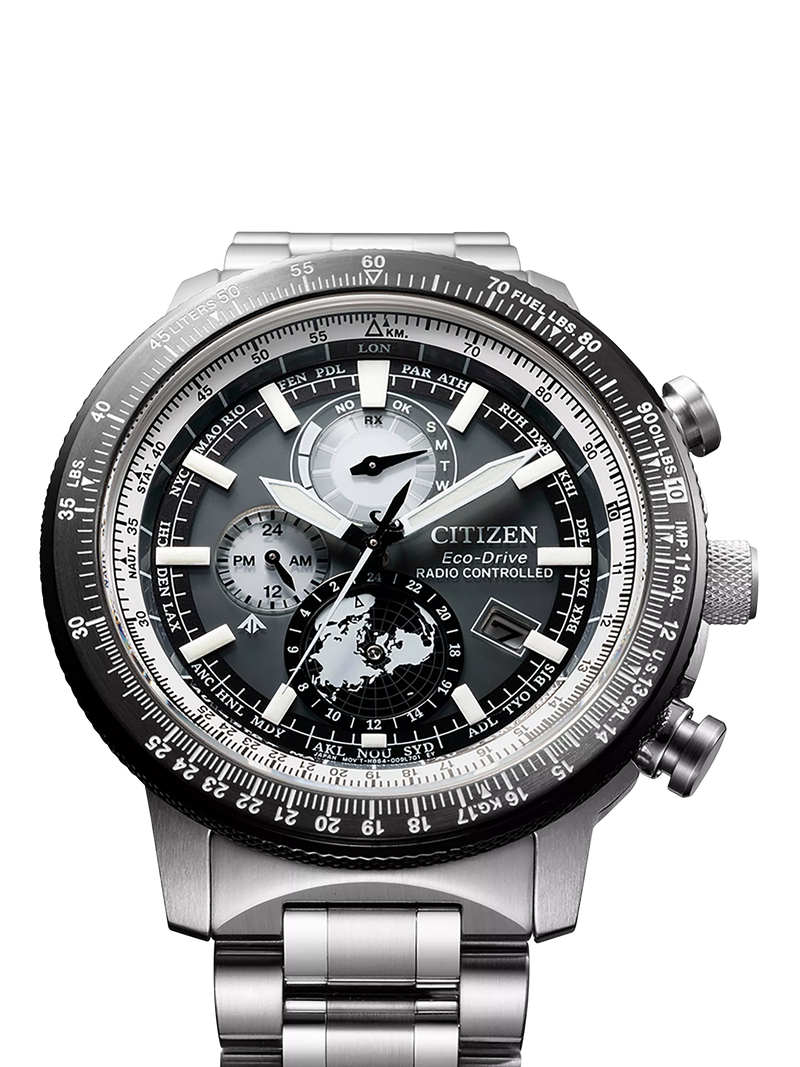 Citizen Pro Master Chronograph Eco-Drive watch 46mm, UK version