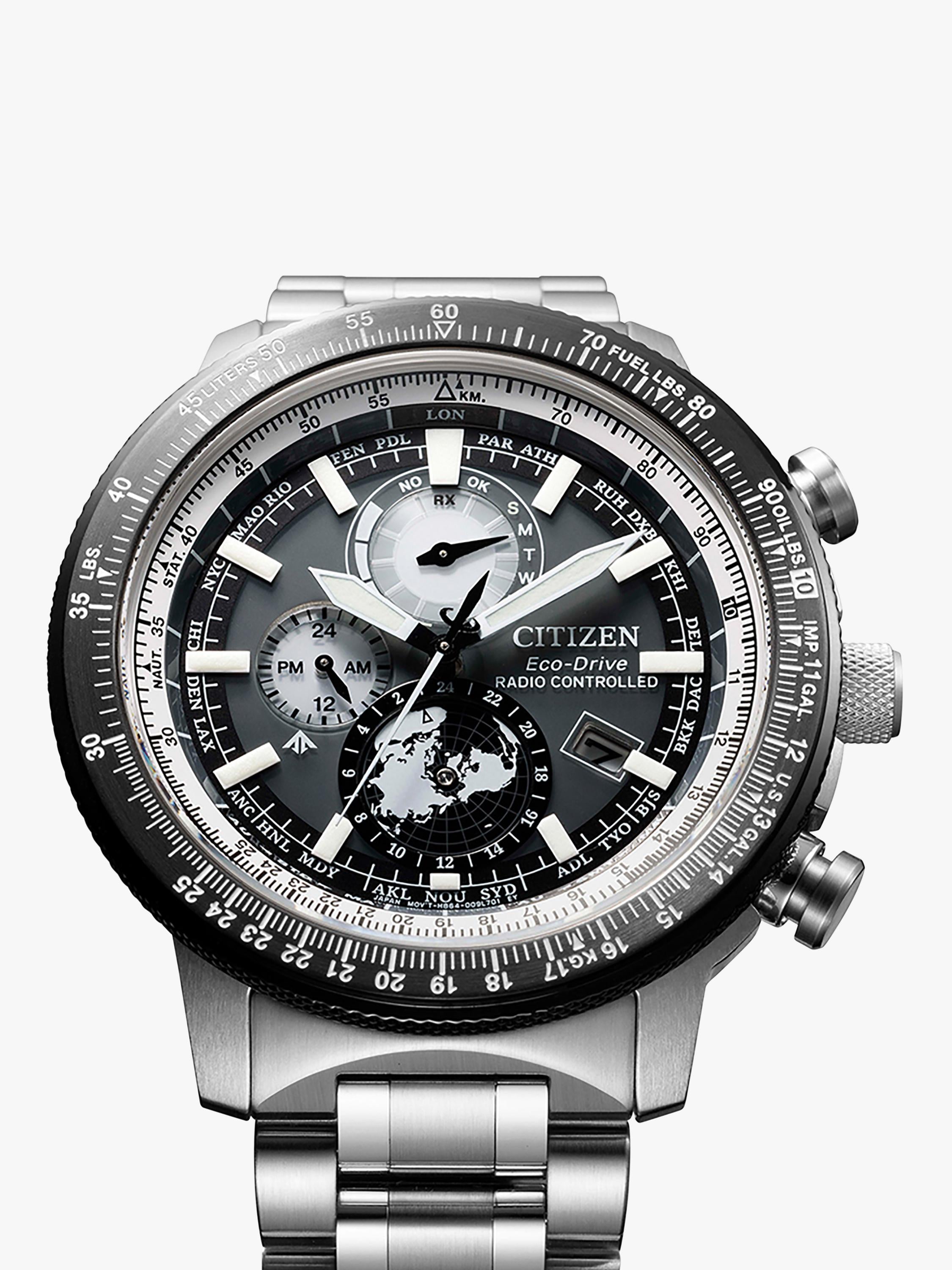 Citizen Pro Master Chronograph Eco-Drive watch 46mm, UK version
