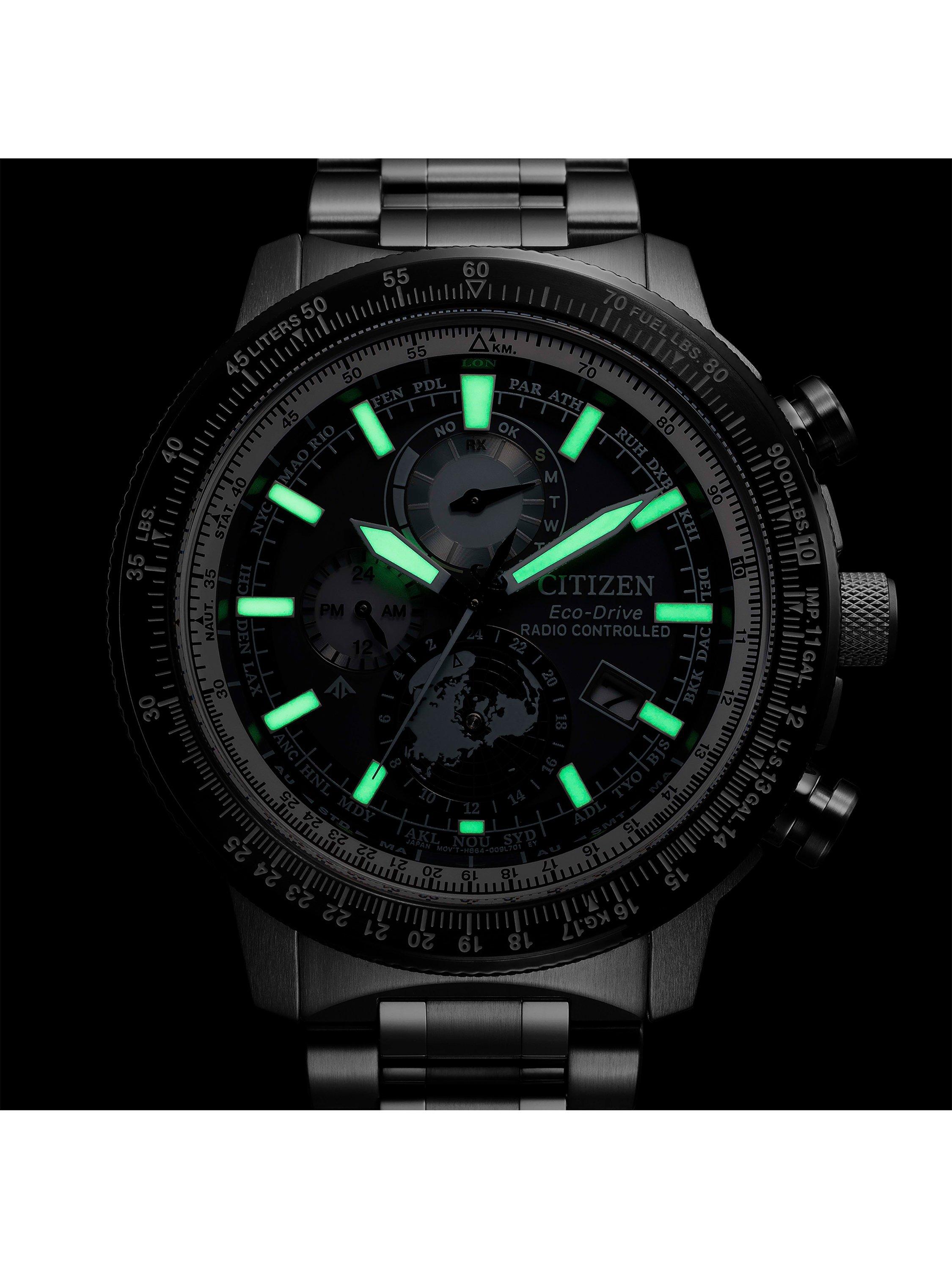 Citizen Pro Master Chronograph Eco-Drive watch 46mm, UK version