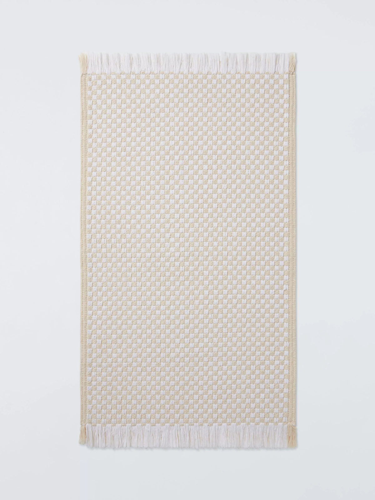 John Lewis textured check bath mat 50x80cm (British brand)