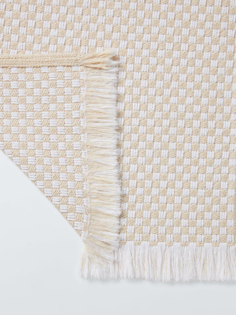 John Lewis textured check bath mat 50x80cm (British brand)
