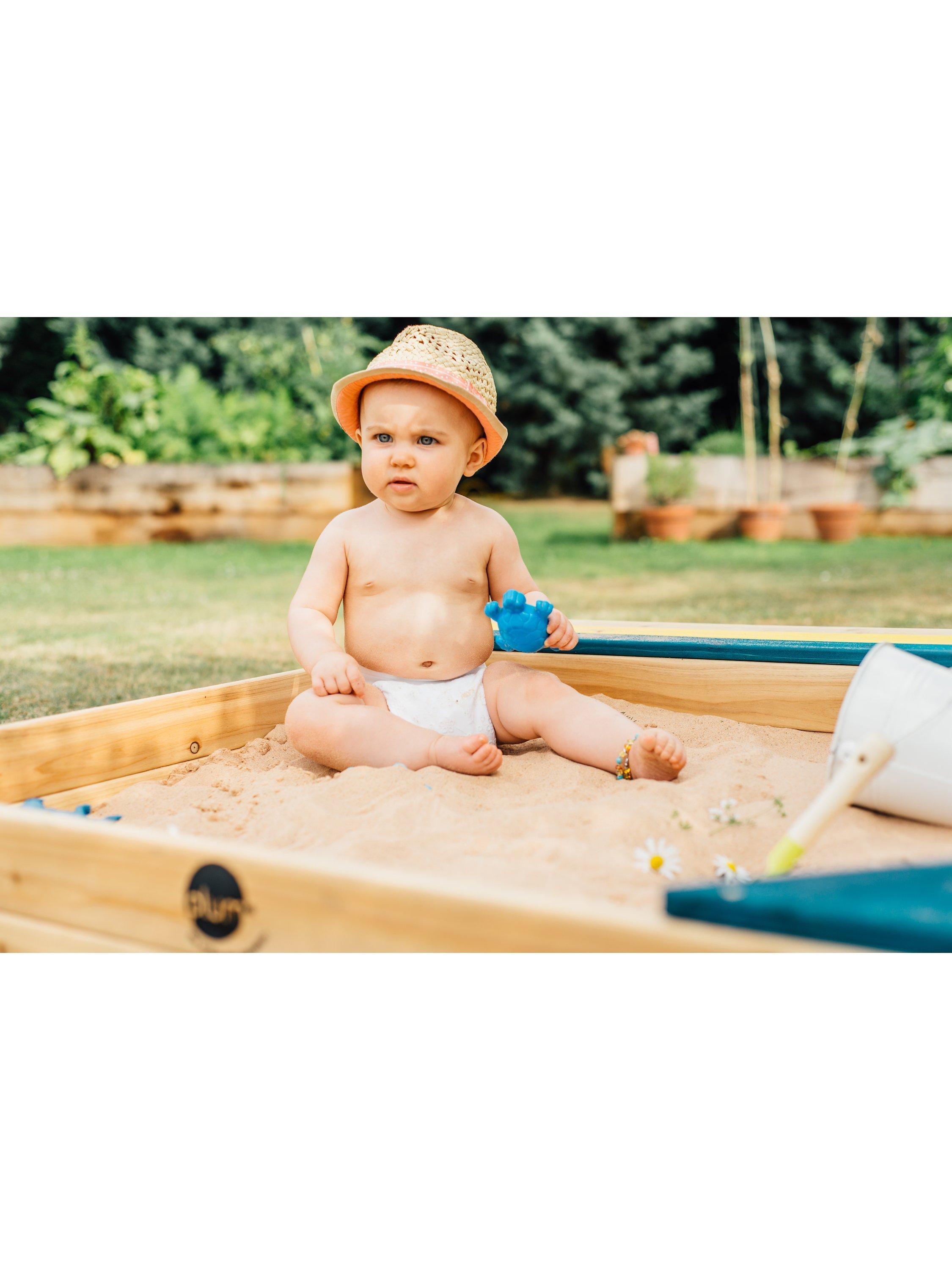 Plum Store It wooden sand pit - British product
