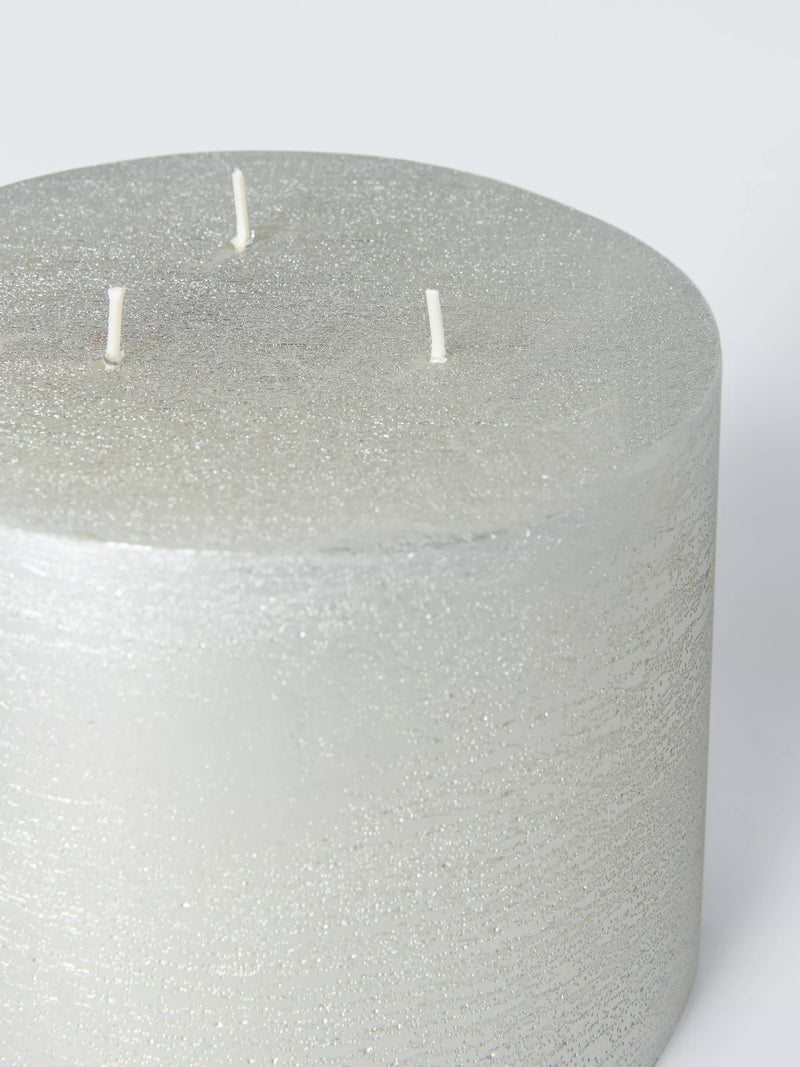 John Lewis Rustic 3 Wick candle 10cm tall, UK version