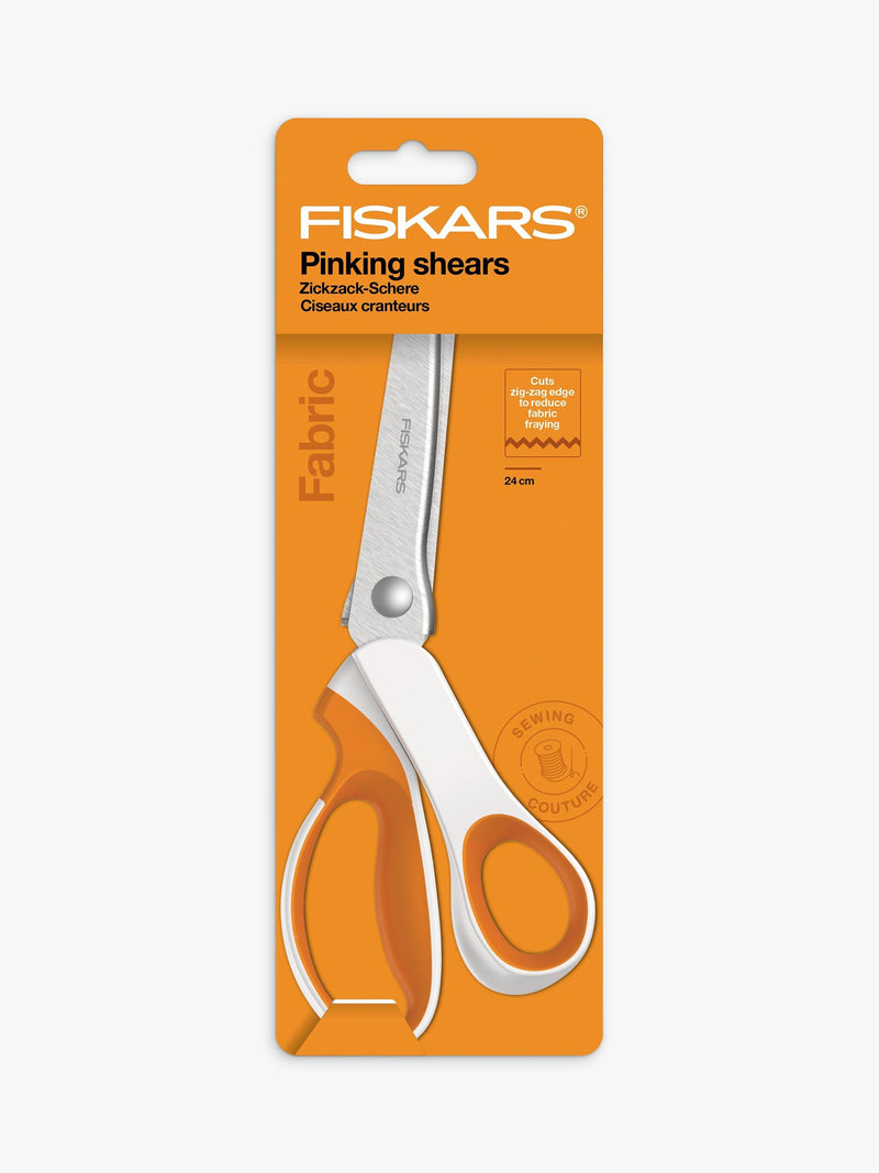 Fiskars Softgrip pinking shears 23cm (British brand)