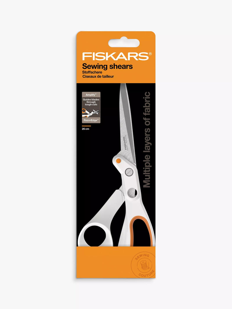 Fiskars Softgrip Amplify sewing scissors 25cm, UK version