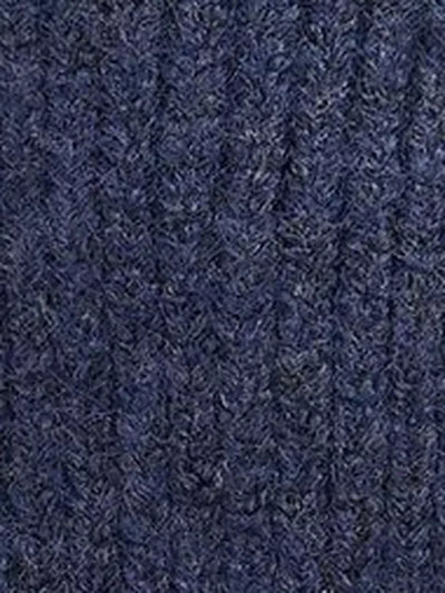 Bonnet tricoté avec ourlet retourné et matériaux recyclés