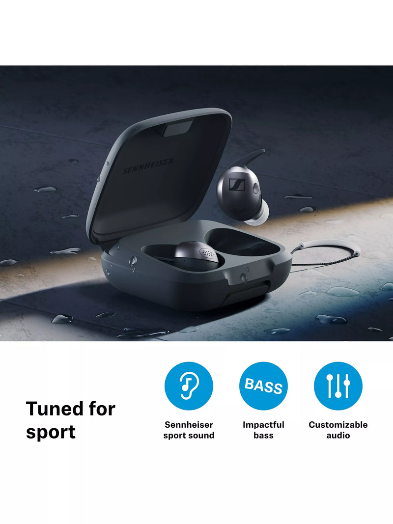 Sennheiser MOMENTUM Sport true wireless earbuds, imported from the UK