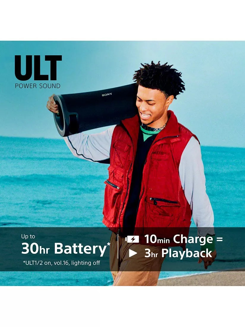 Sony SRS-ULT70 portable Bluetooth speaker black, imported from the UK