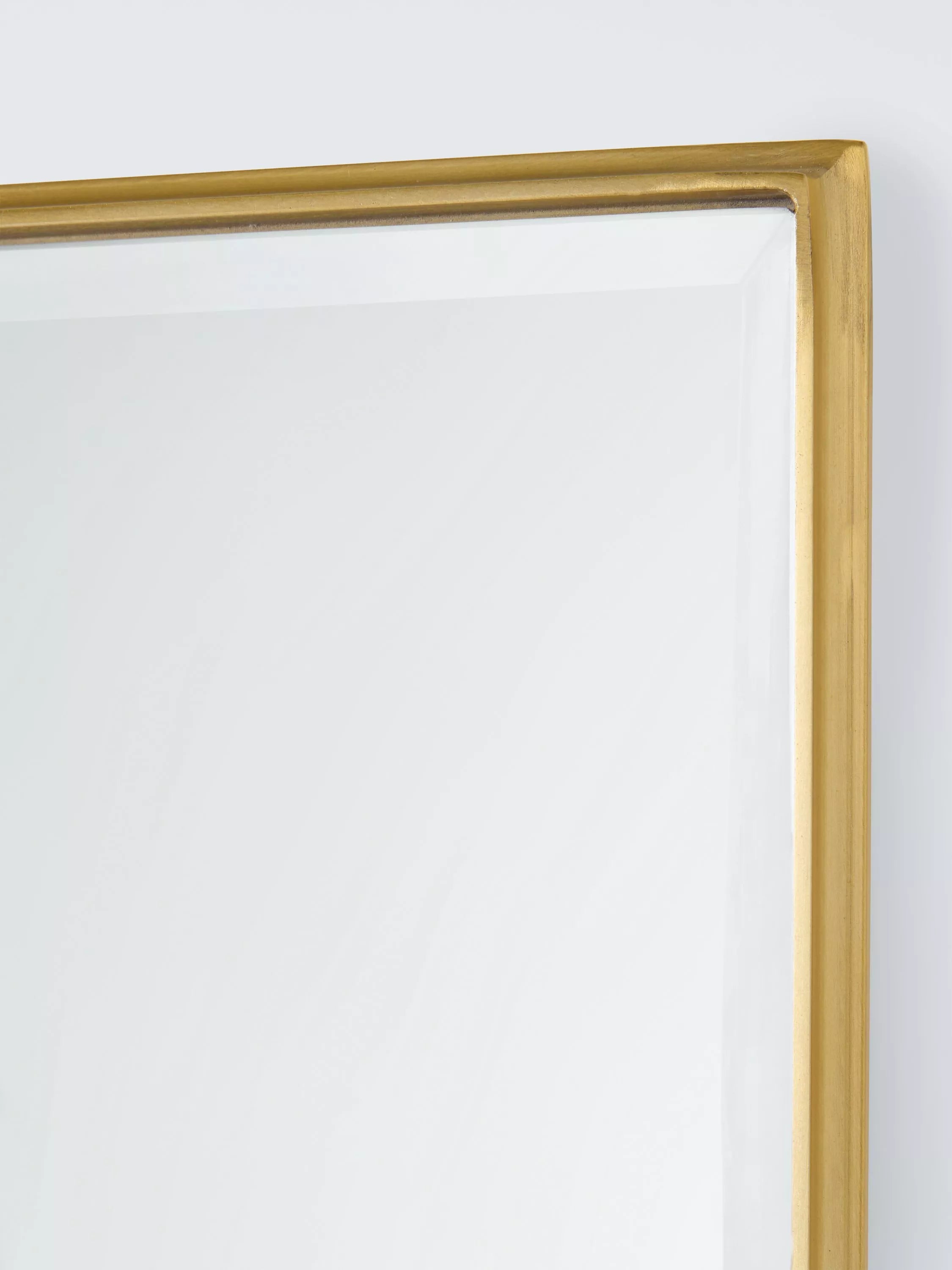 John Lewis wall mirror rectangular aluminium 100x60cm - British product