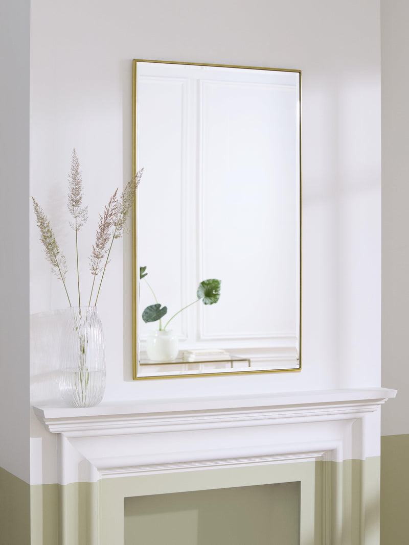 John Lewis wall mirror rectangular aluminium 100x60cm - British product