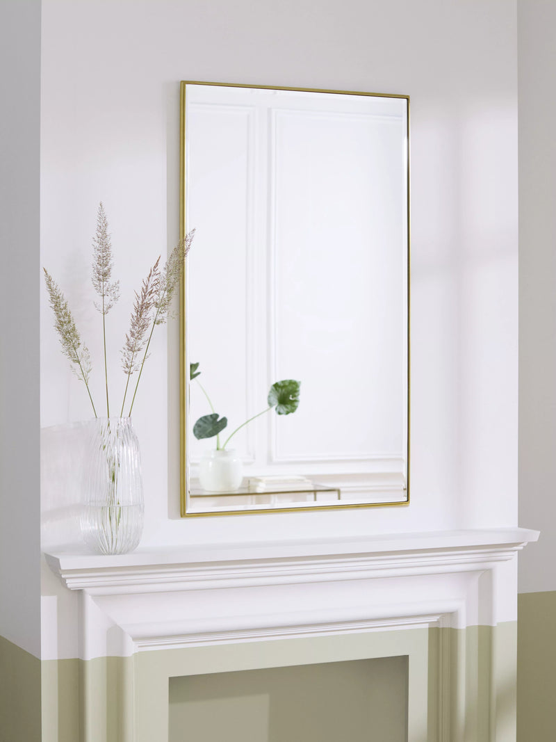 John Lewis wall mirror rectangular aluminium 100x60cm - British product