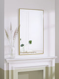 John Lewis wall mirror rectangular aluminium 100x60cm - British product