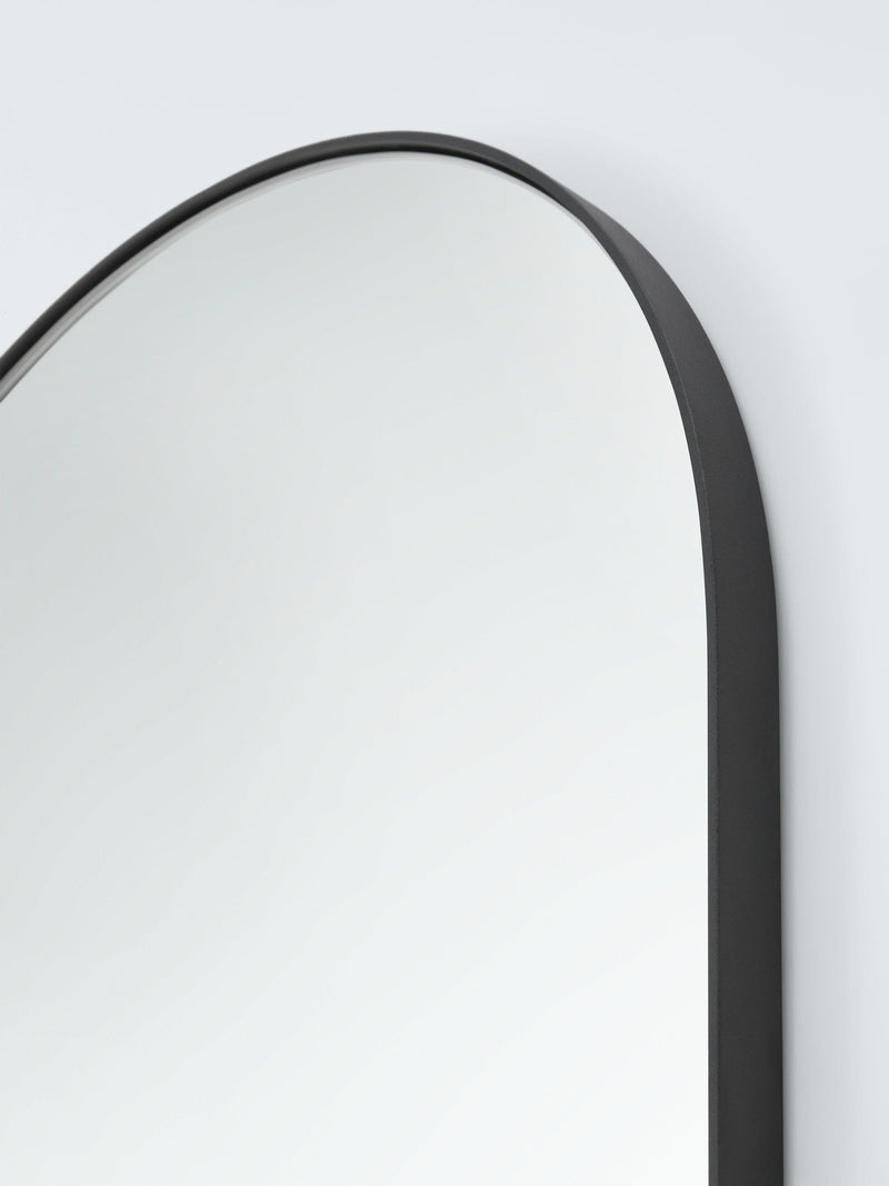 John Lewis Scandi leaner arch mirror black 180x60cm, imported from the UK