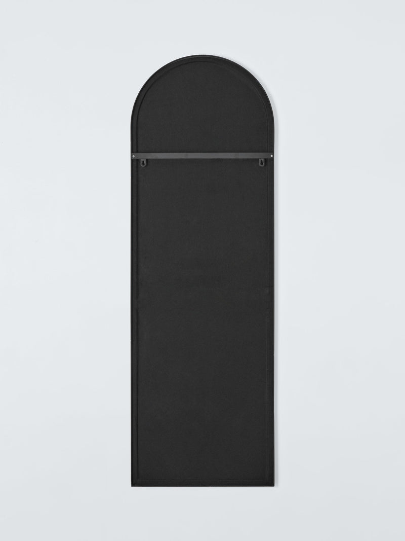 John Lewis Scandi leaner arch mirror black 180x60cm, imported from the UK