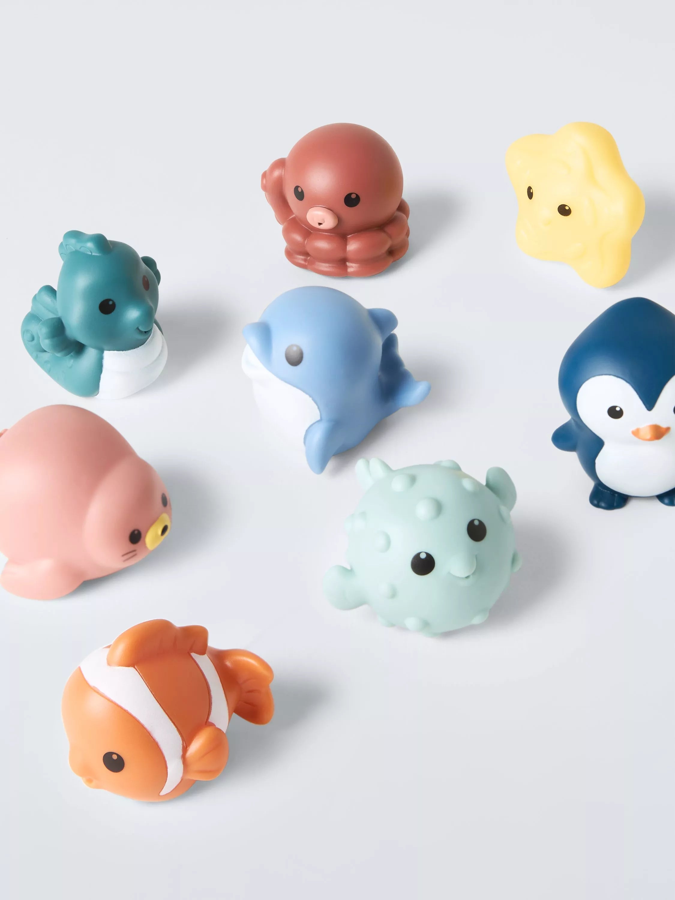John Lewis Bath Time Squirters, Pack of 8