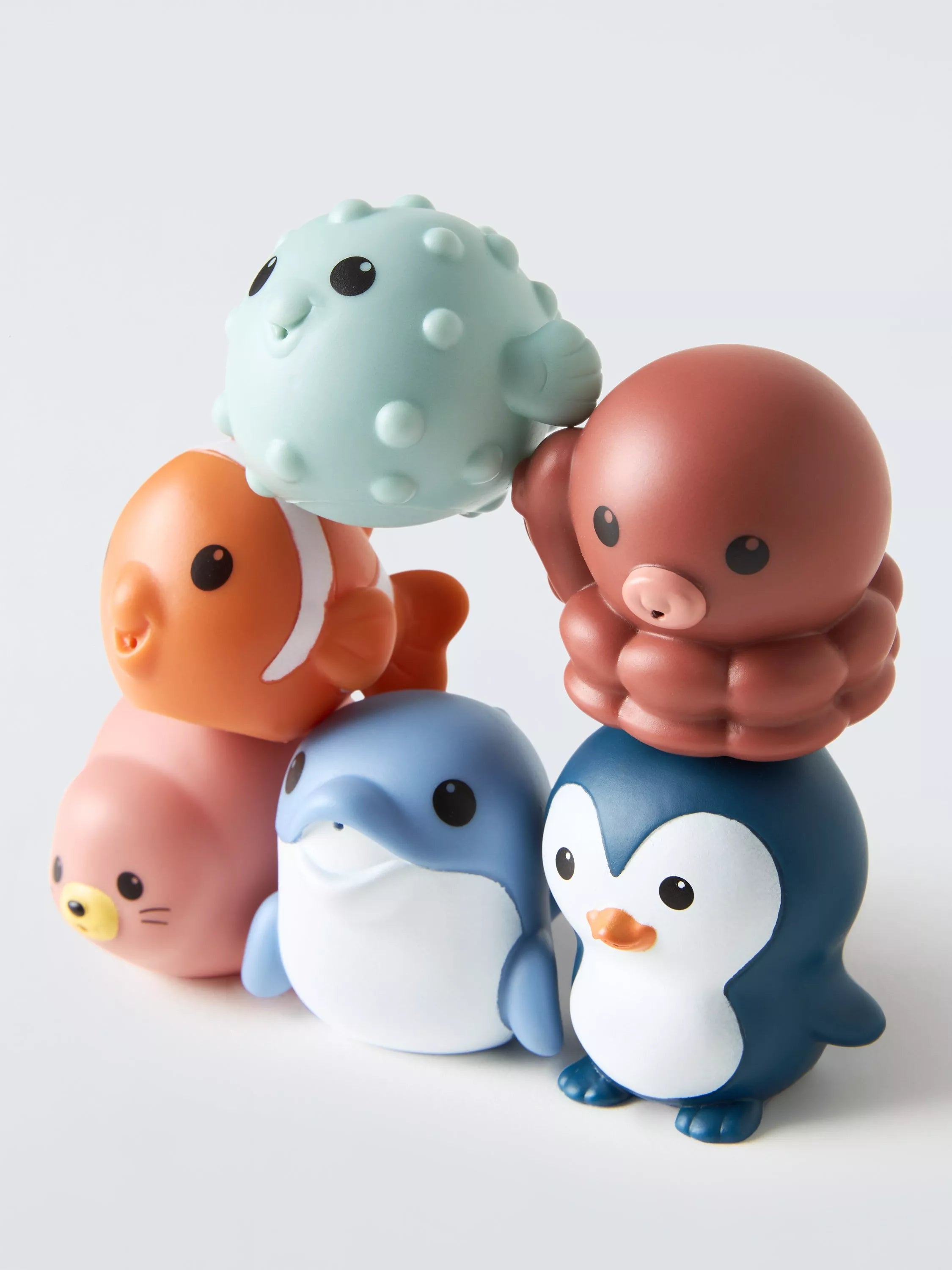 John Lewis Bath Time Squirters, Pack of 8