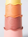 John Lewis stacking cups set with colourful animal designs, UK version