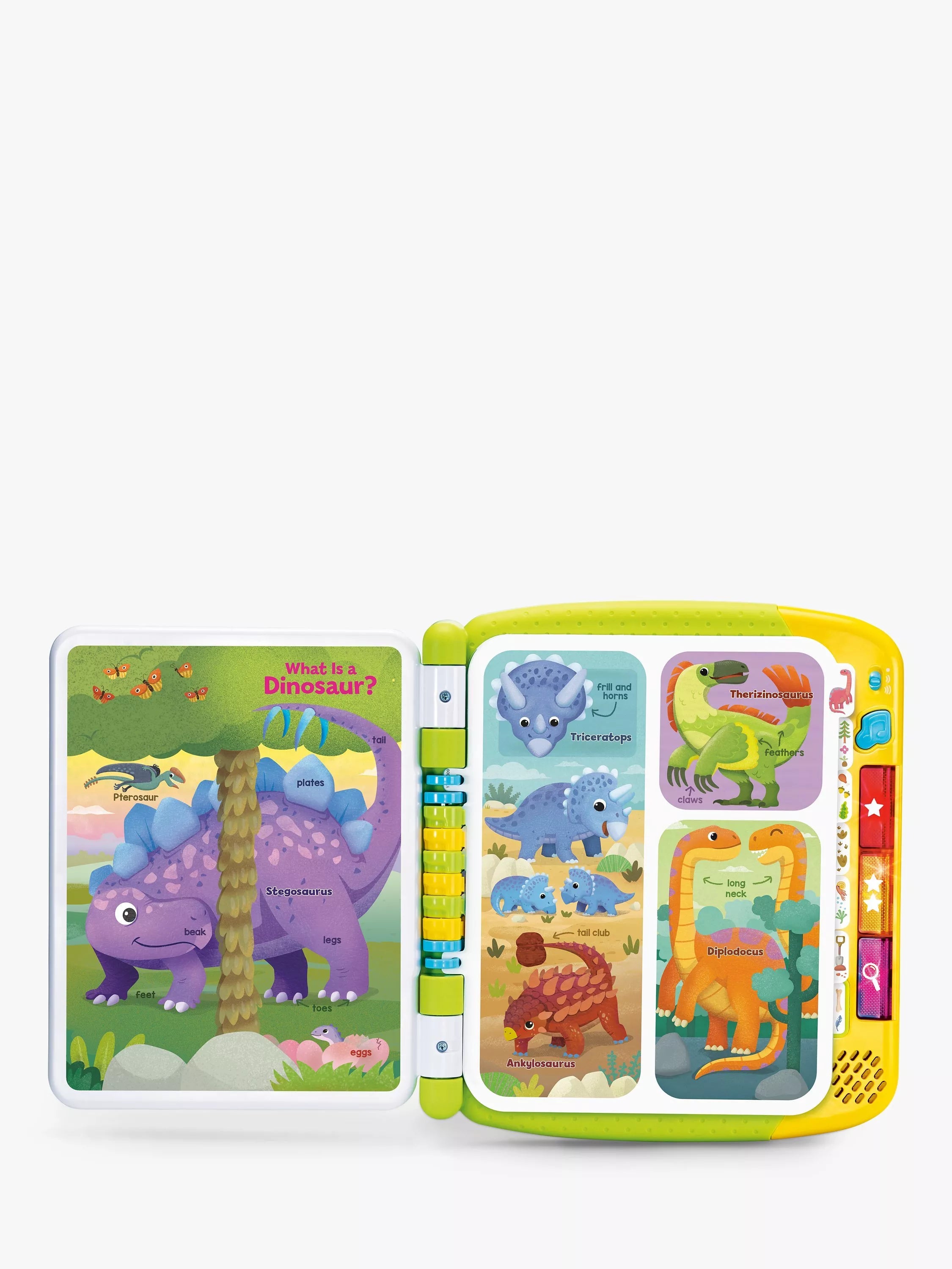 LeapFrog interactive dinosaur learning book with touch features, UK version