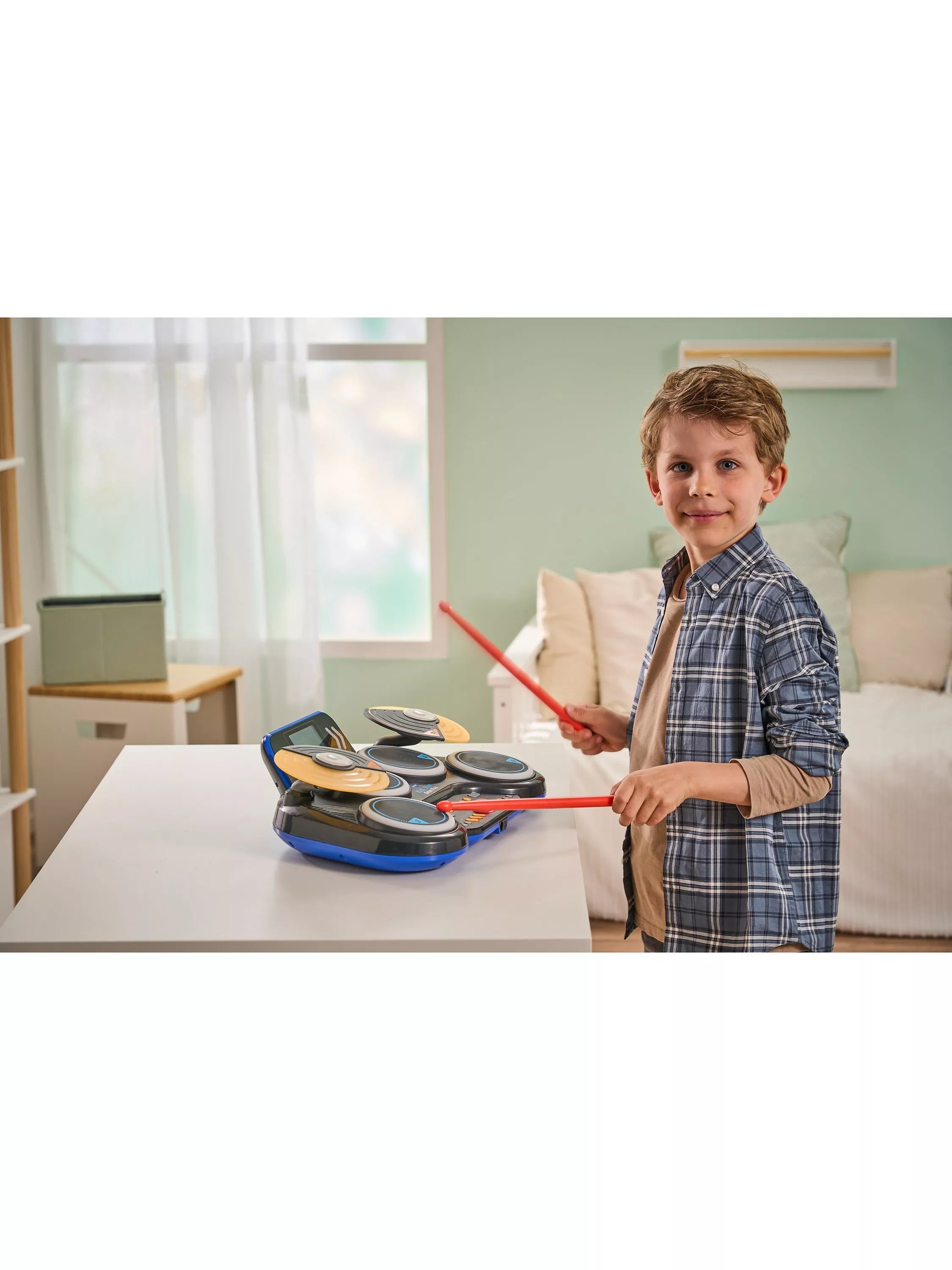 VTech Kidi DJ light up electronic drum set kit (British brand)