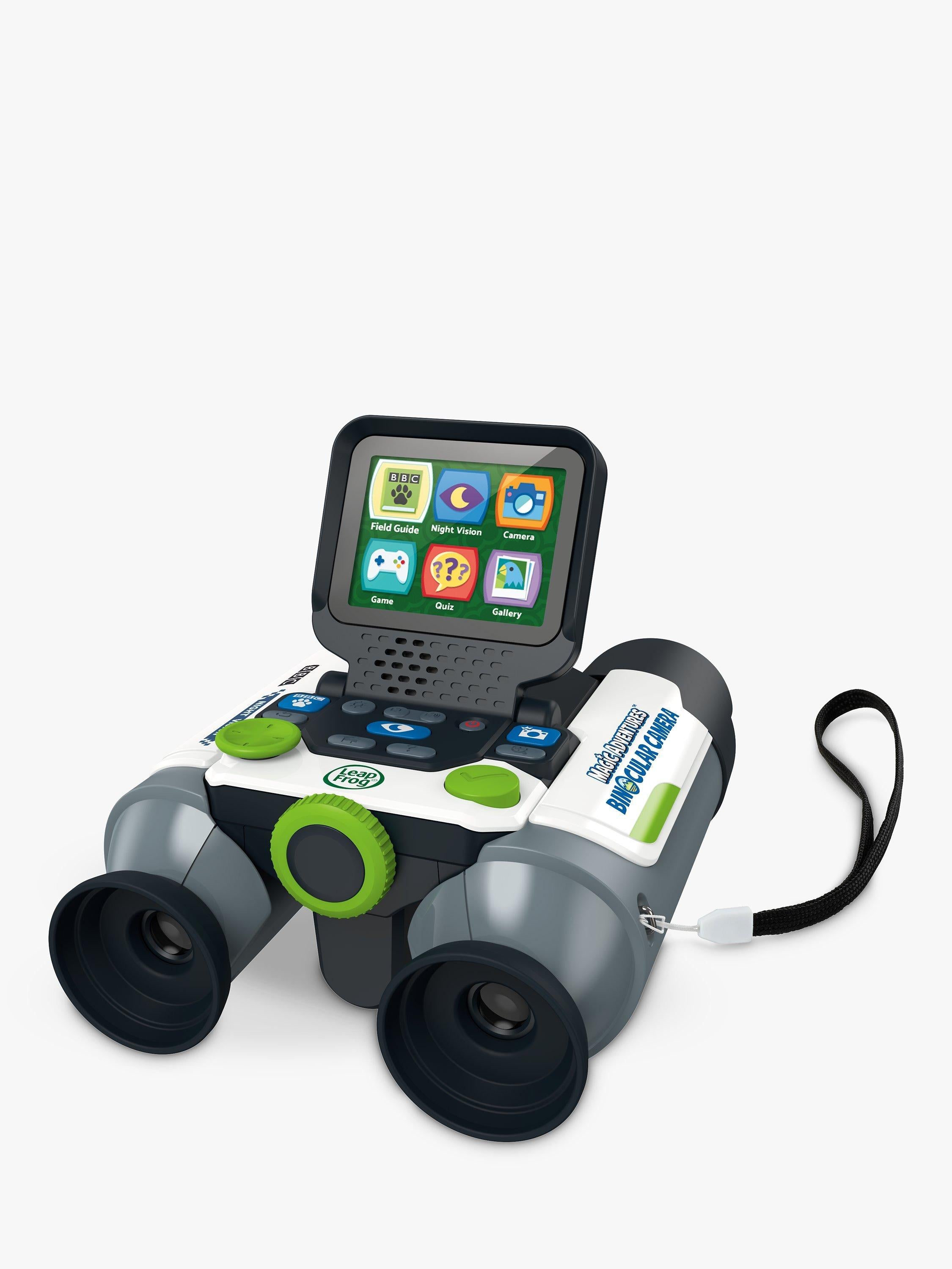 LeapFrog educational binocular camera with interactive features, UK version