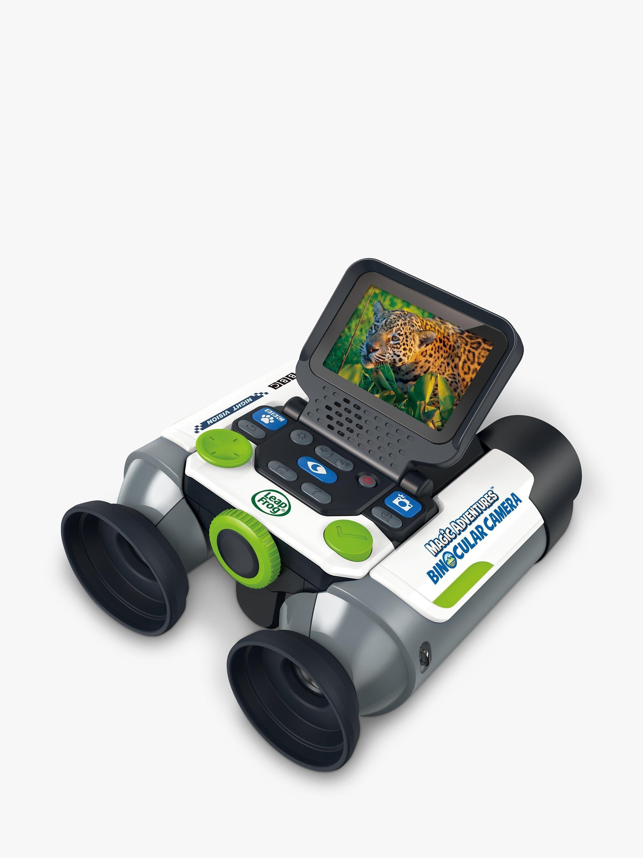 LeapFrog educational binocular camera with interactive features, UK version