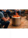 Solo Stove Bonfire 2.0 stainless steel firepit with stand, imported from the UK
