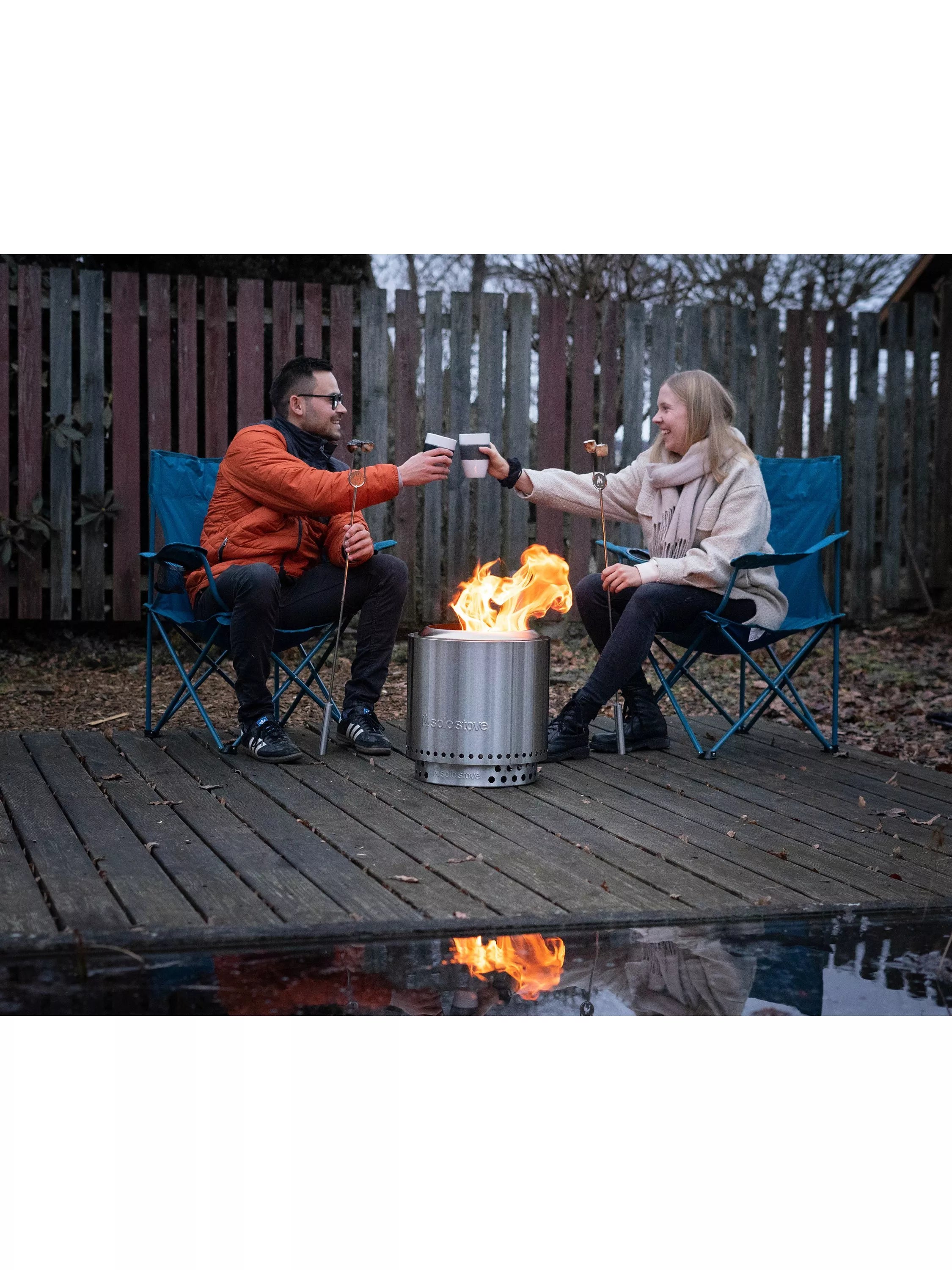 Solo Stove Ranger 2.0 stainless steel portable firepit, imported from the UK