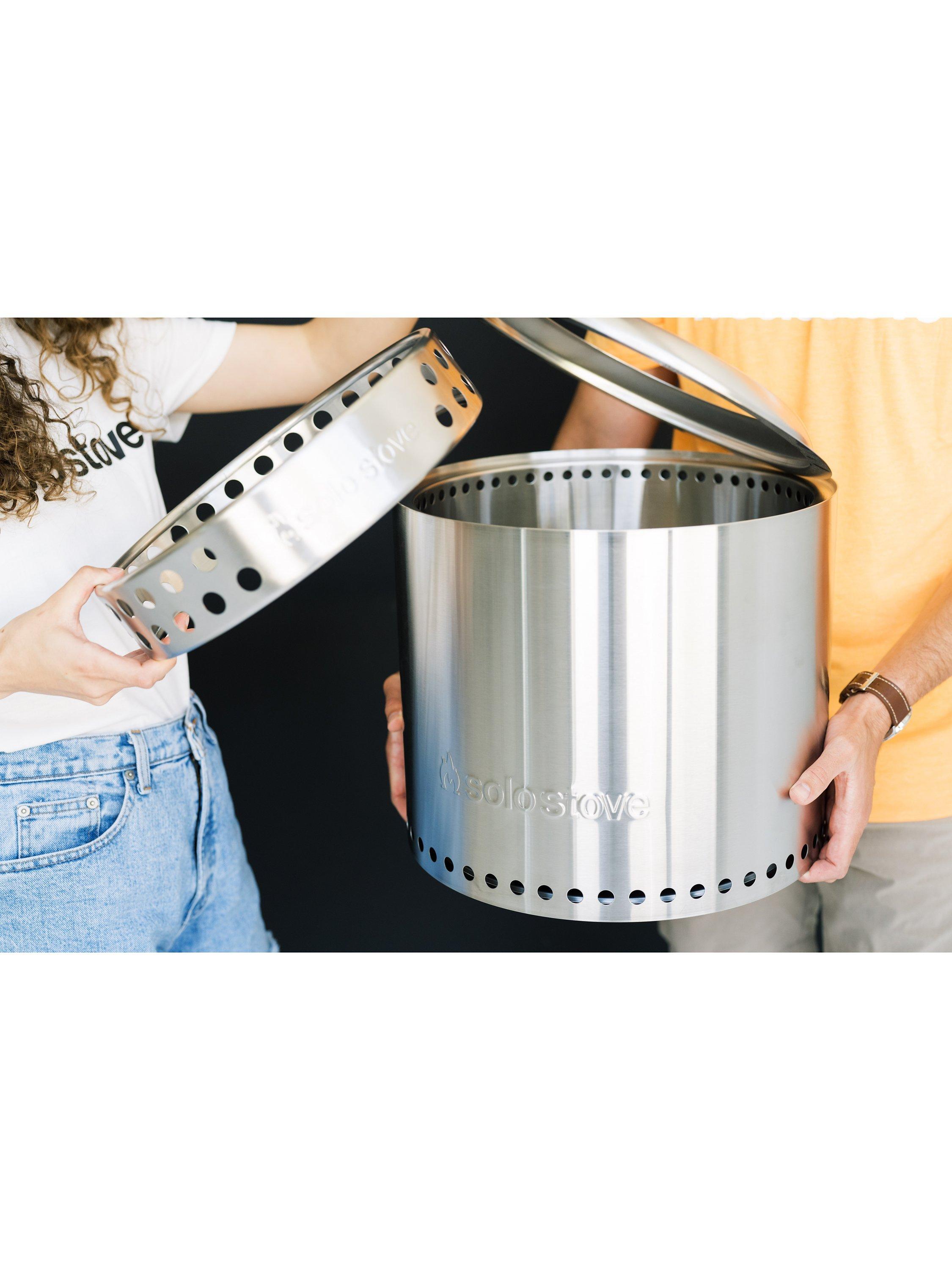 Solo Stove Ranger 2.0 stainless steel portable firepit, imported from the UK