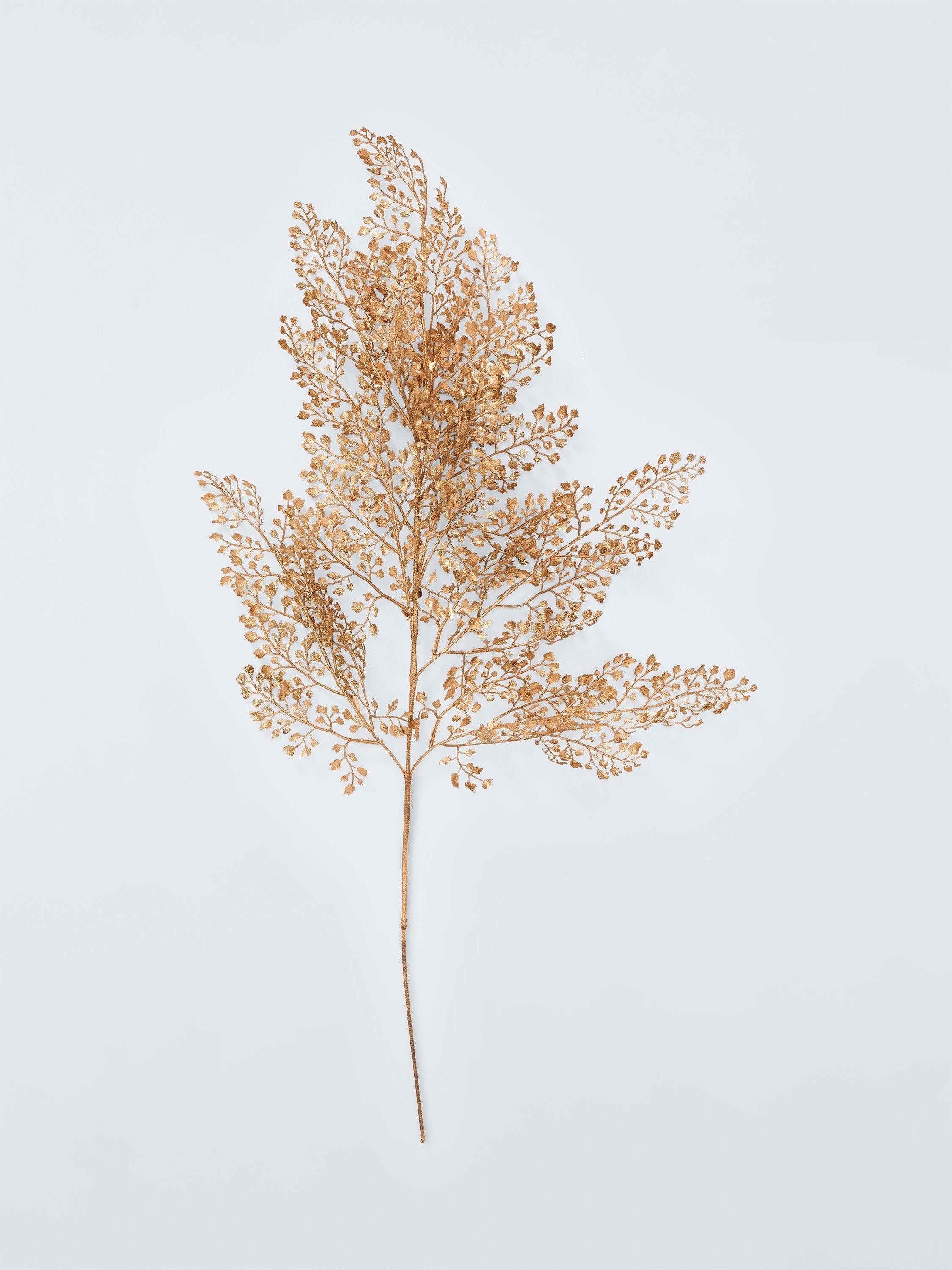 Feathery Gold Leaf Stem for Festive Flower Arrangements