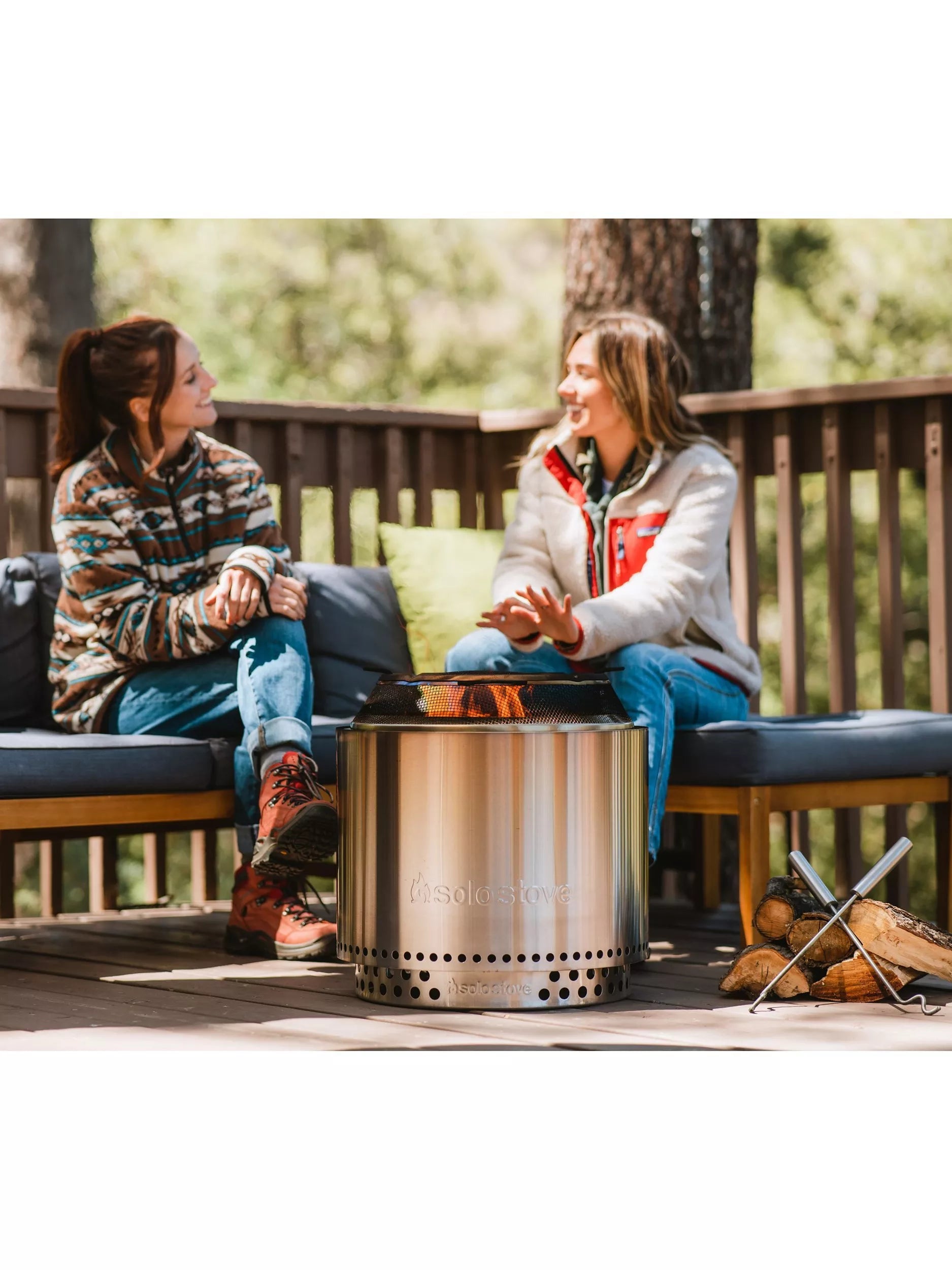 Solo Stove Bonfire 2.0 stainless steel firepit shield, UK version