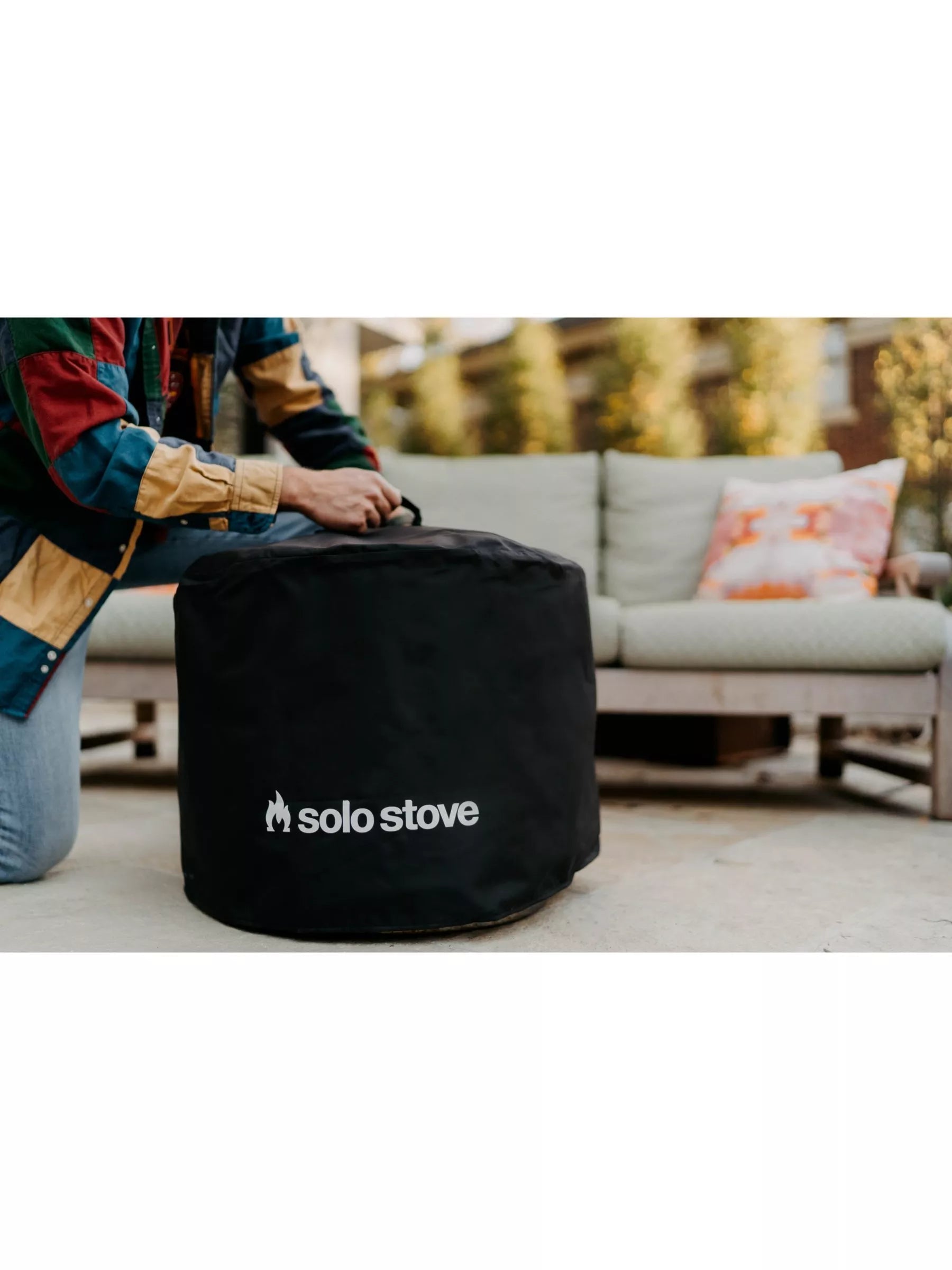 Solo Stove Bonfire 2.0 Shelter firepit cover black, imported from the UK