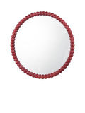 Där Ruan bobbin round wall mirror 70cm, UK version