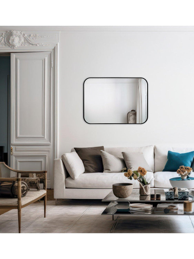 Där Firuz wall mirror black 90x60cm (British brand)