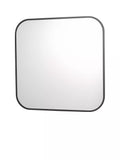 Där square wall mirror black metal frame 60x60cm, UK version