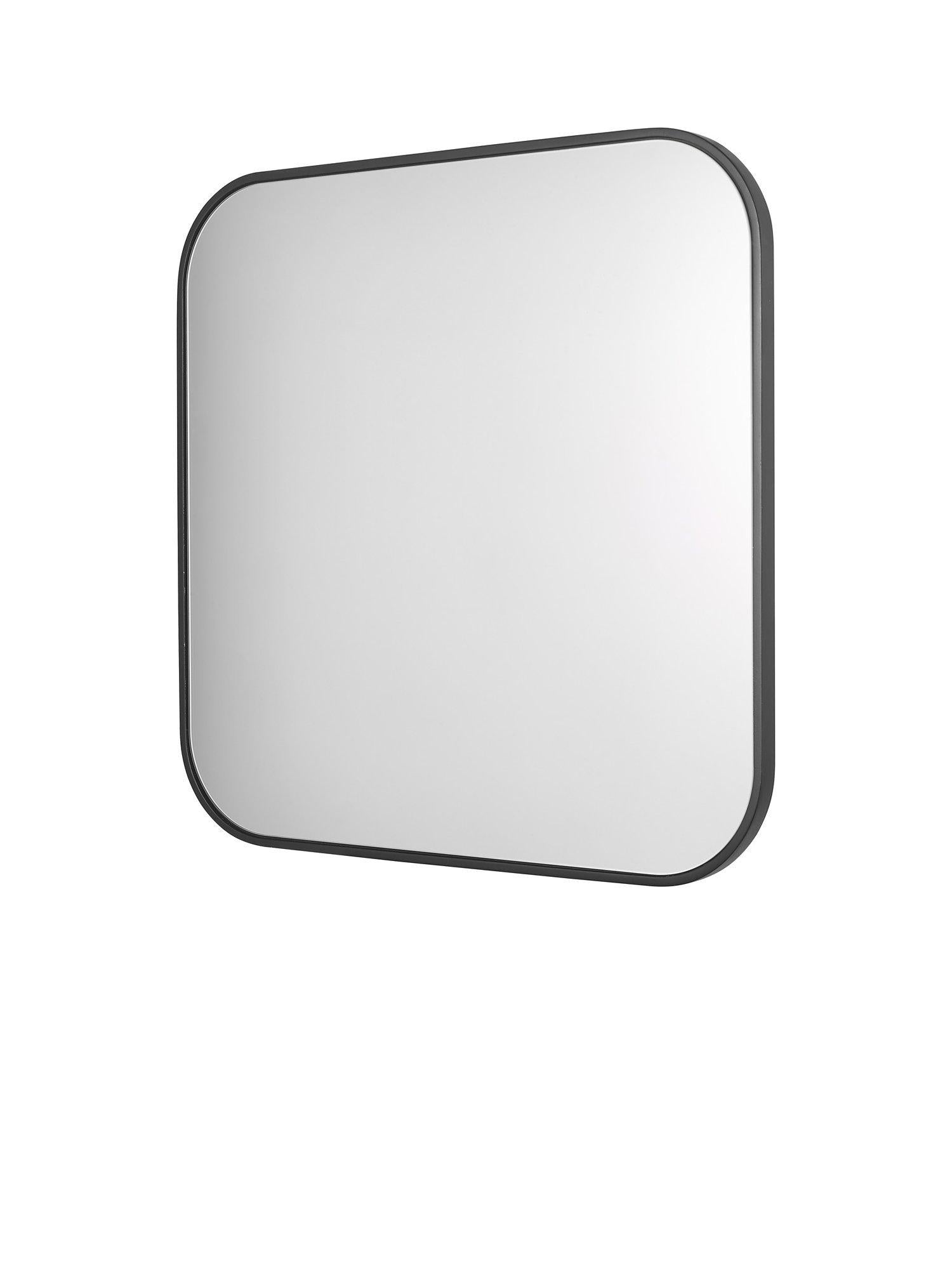 Där square wall mirror black metal frame 60x60cm, UK version