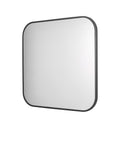 Där square wall mirror black metal frame 60x60cm, UK version