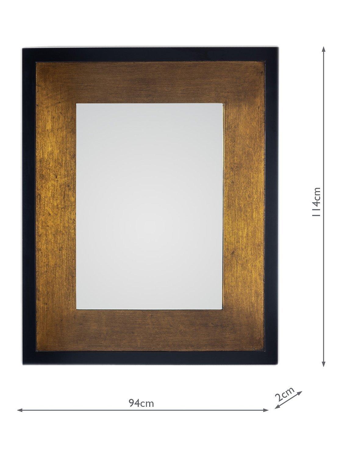 Laura Ashley wall mirror bronze 114x94cm, imported from the UK