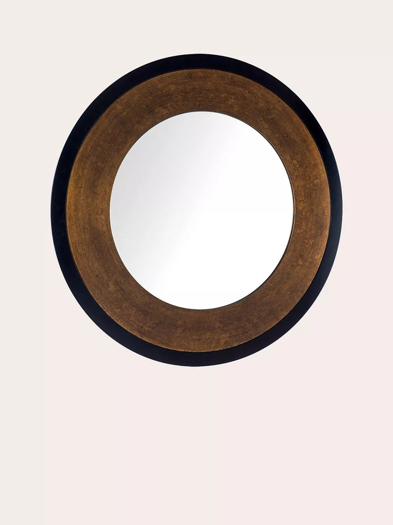 Laura Ashley round wall mirror bronze 110cm, UK version