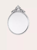 Laura Ashley Overton round wall mirror 73 x 58cm, UK version