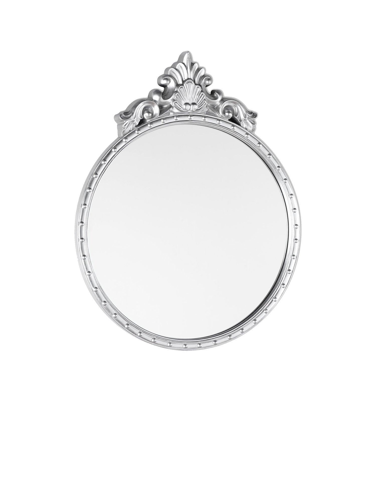 Laura Ashley Overton round wall mirror 73 x 58cm, UK version